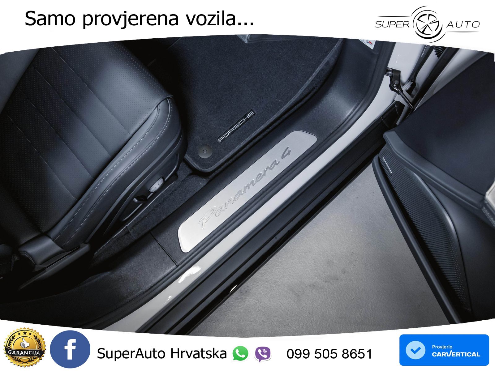 Porsche Panamera 4 2.9 V6 (470 KS) E-Hybrid PDK ZRAČNI+ACC+GR SJED+KAM+PANO