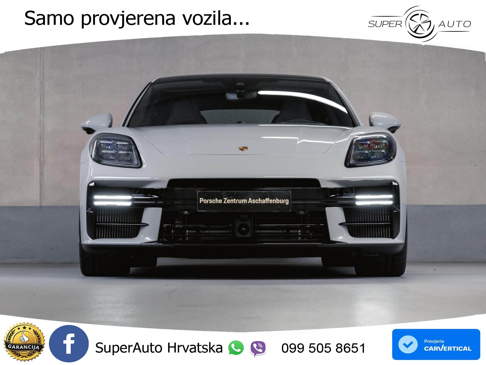 Porsche Panamera 4 2.9 V6 (470 KS) E-Hybrid PDK ZRAČNI+ACC+GR SJED+KAM+PANO