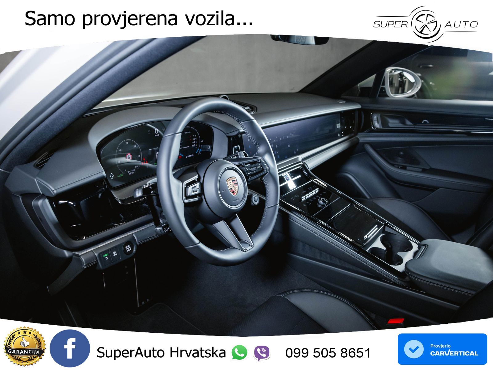Porsche Panamera 4 2.9 V6 (470 KS) E-Hybrid PDK ZRAČNI+ACC+GR SJED+KAM+PANO