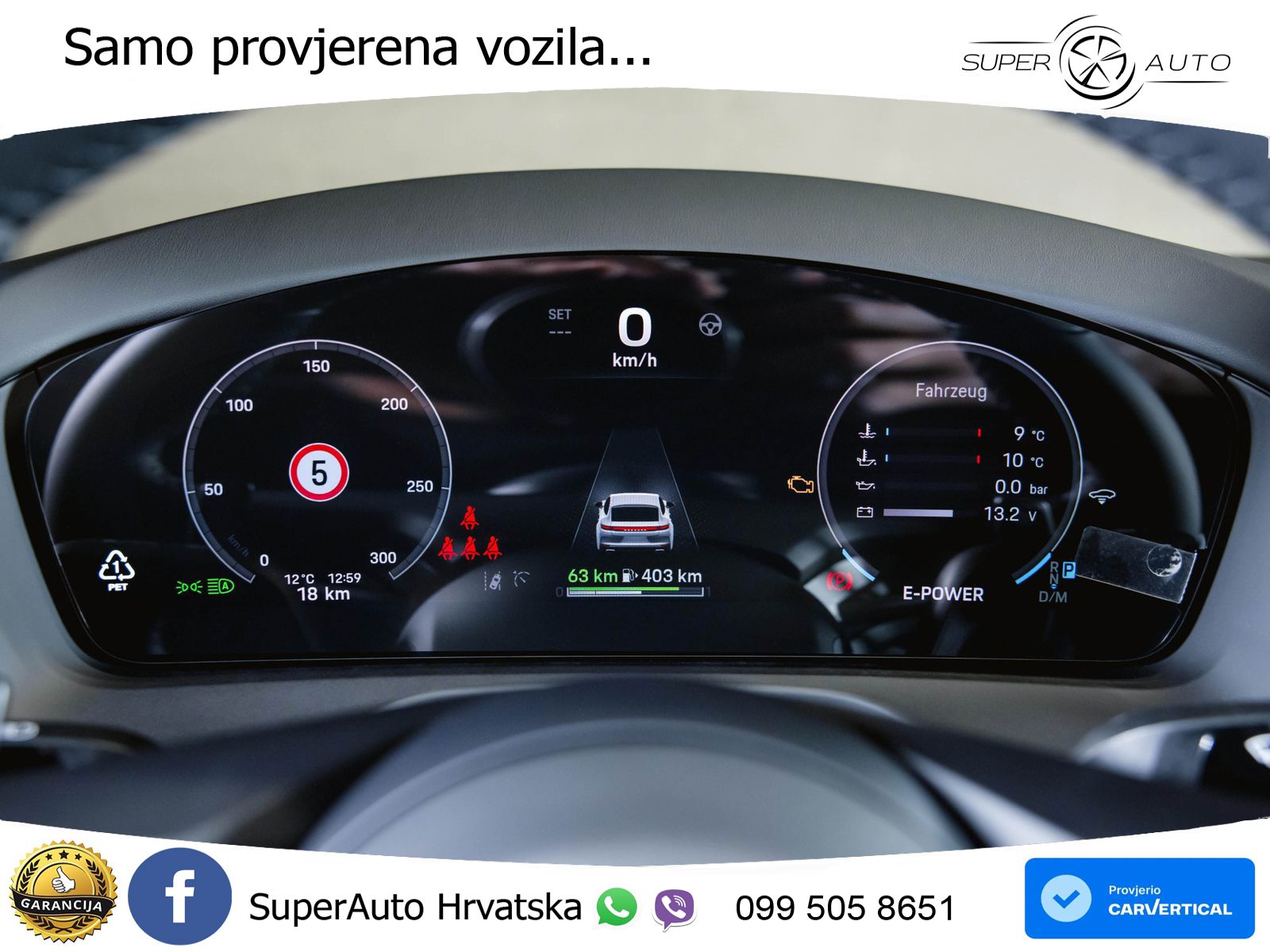 Porsche Panamera 4 2.9 V6 (470 KS) E-Hybrid PDK ZRAČNI+ACC+GR SJED+KAM+PANO