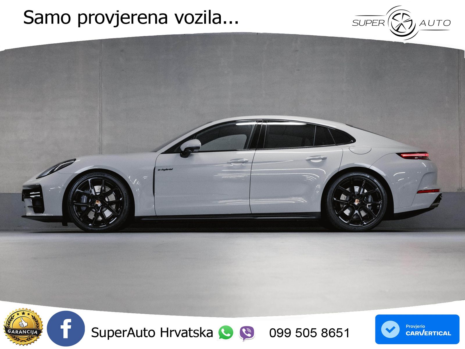 Porsche Panamera 4 2.9 V6 (470 KS) E-Hybrid PDK ZRAČNI+ACC+GR SJED+KAM+PANO