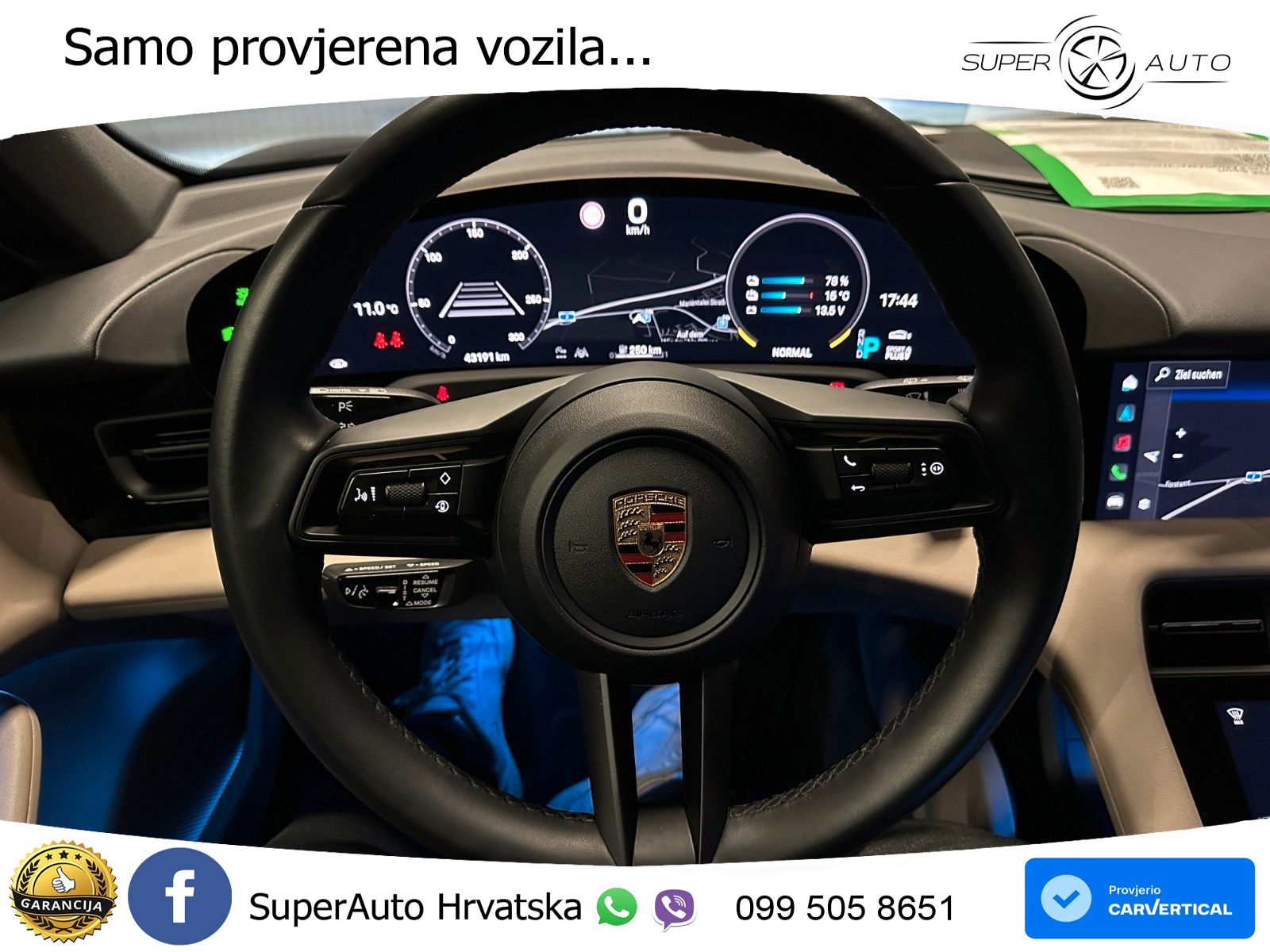 Porsche Taycan Sport Turismo Performance Plus 93.4 kWh (476 KS)