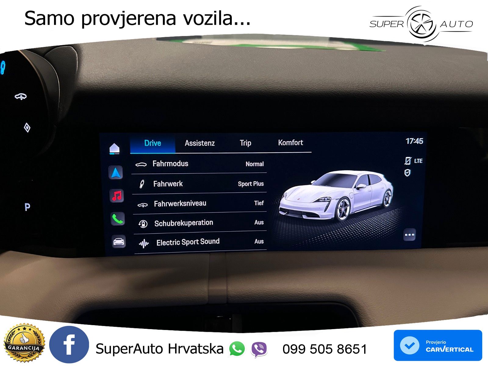 Porsche Taycan Sport Turismo Performance Plus 93.4 kWh (476 KS)