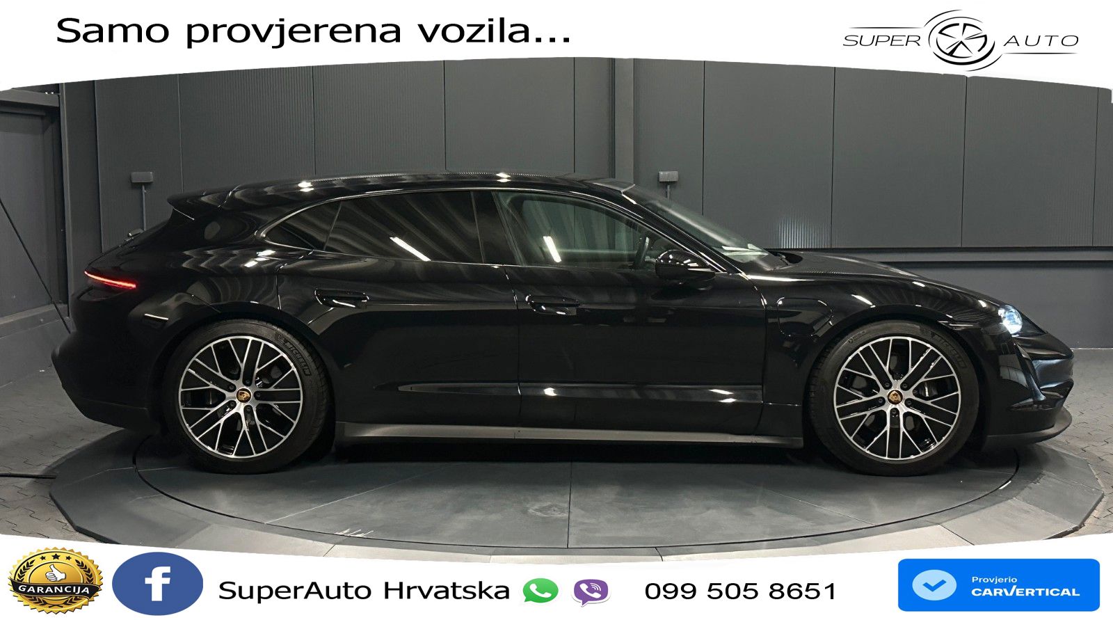 Porsche Taycan Sport Turismo Performance Plus 93.4 kWh (476 KS)