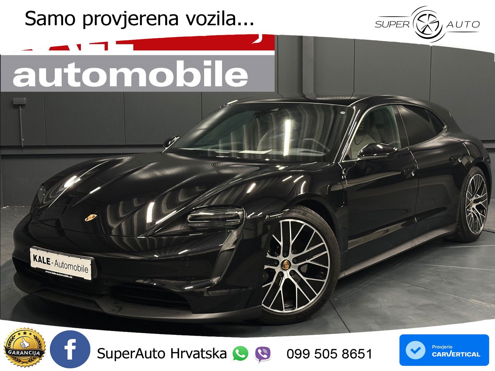 Porsche Taycan Sport Turismo Performance Plus 93.4 kWh (476 KS)