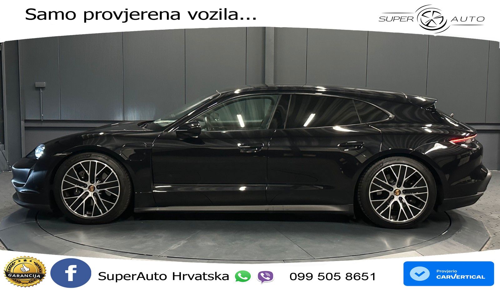 Porsche Taycan Sport Turismo Performance Plus 93.4 kWh (476 KS)