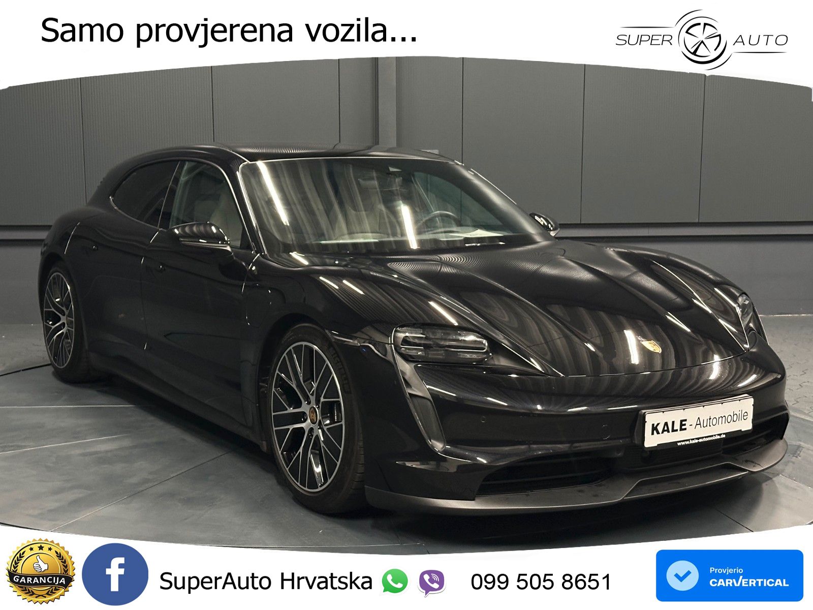 Porsche Taycan Sport Turismo Performance Plus 93.4 kWh (476 KS)