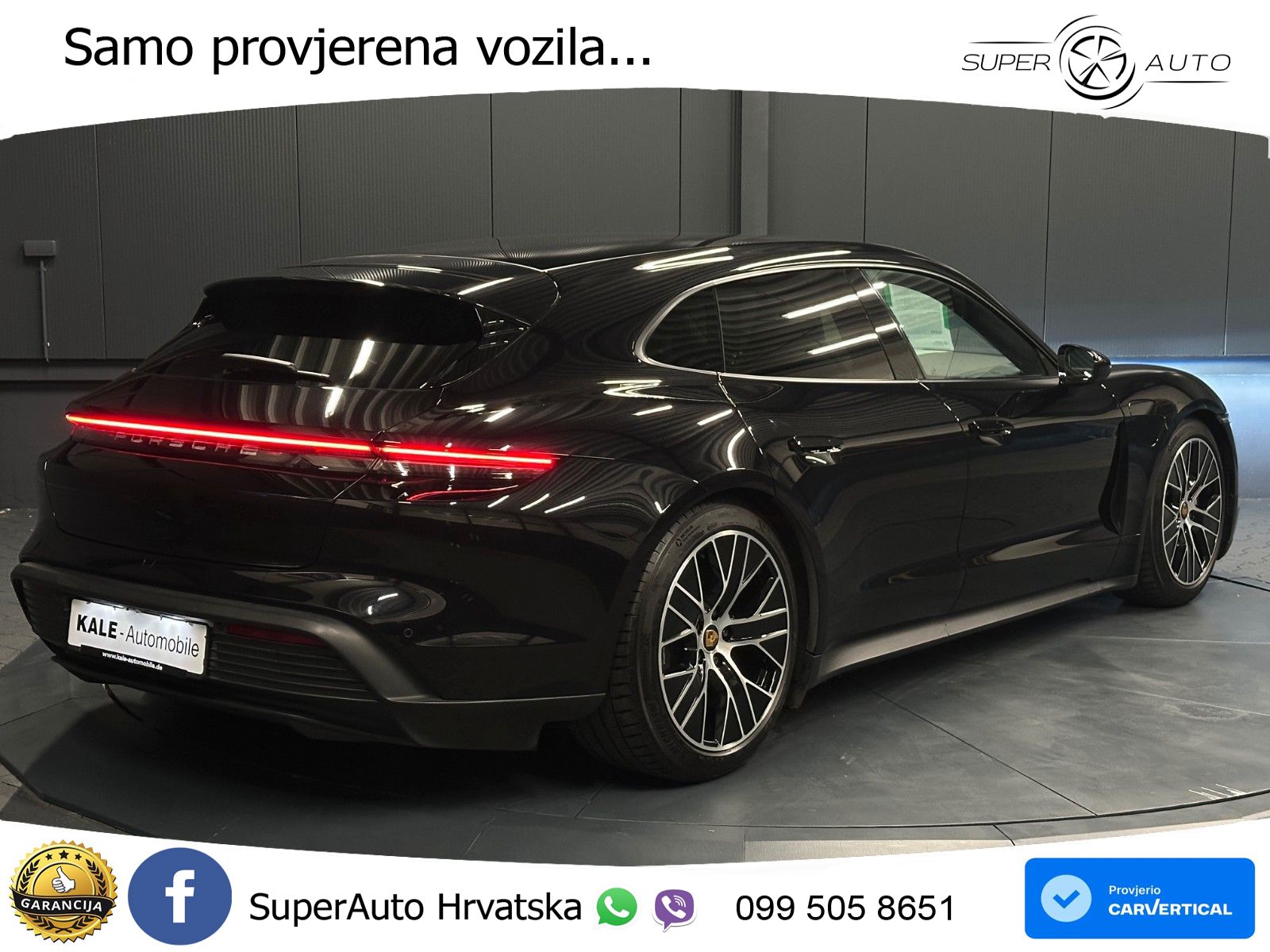 Porsche Taycan Sport Turismo Performance Plus 93.4 kWh (476 KS)
