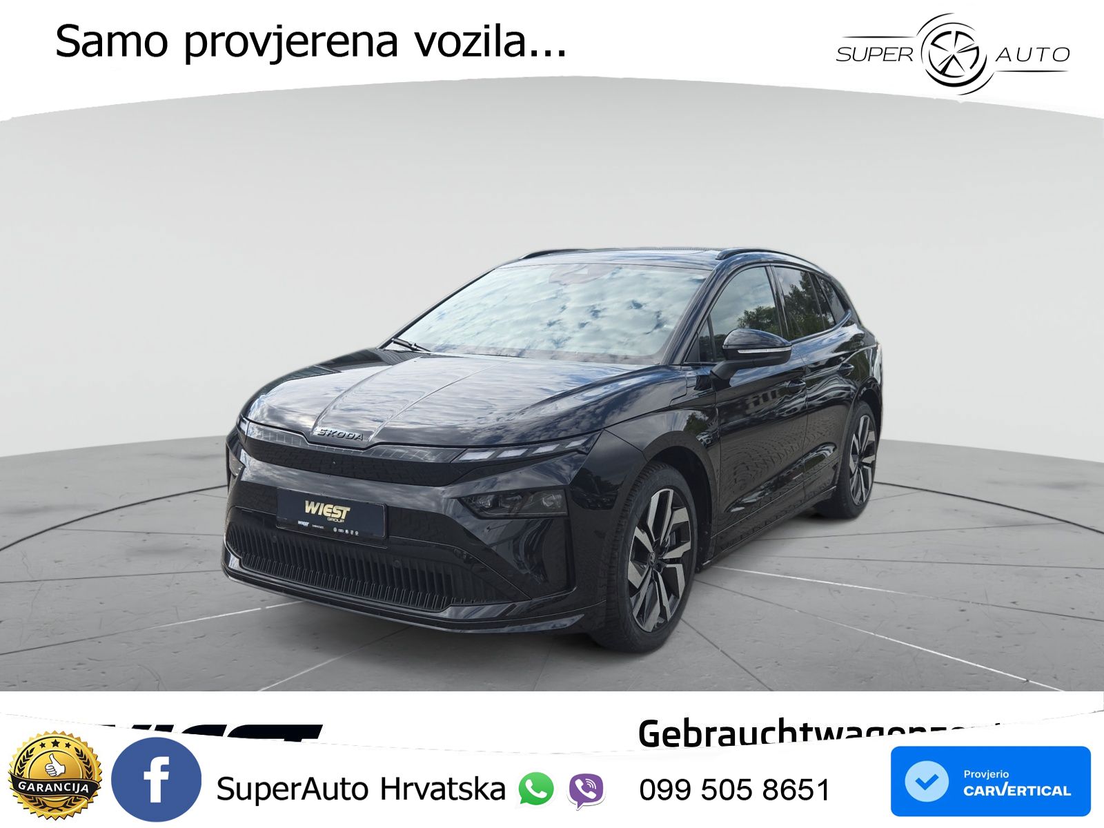 Škoda Enyaq 85 82 kWh (286 KS) SportLine LED+GR SJED+ACC