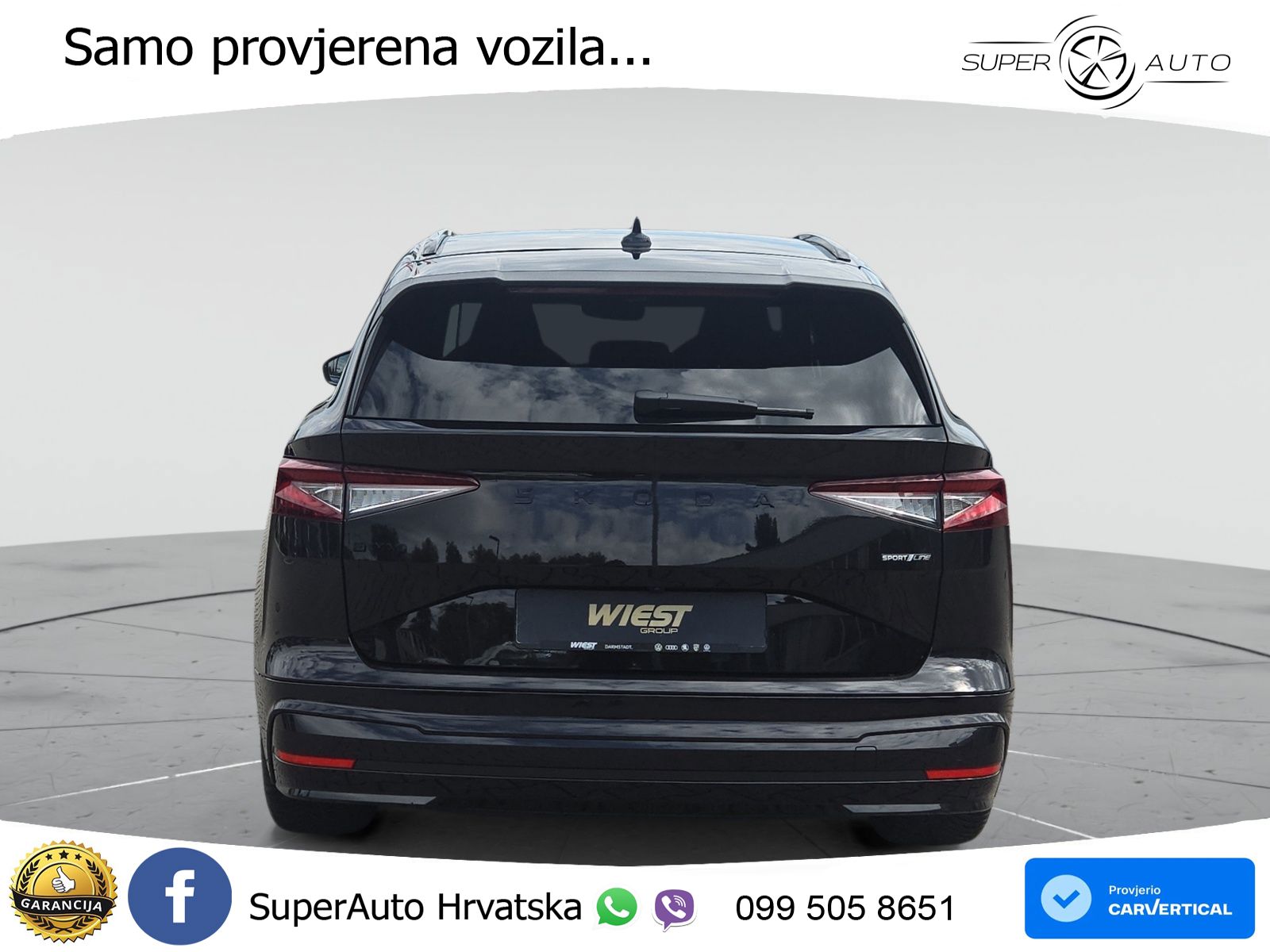 Škoda Enyaq 85 82 kWh (286 KS) SportLine LED+GR SJED+ACC