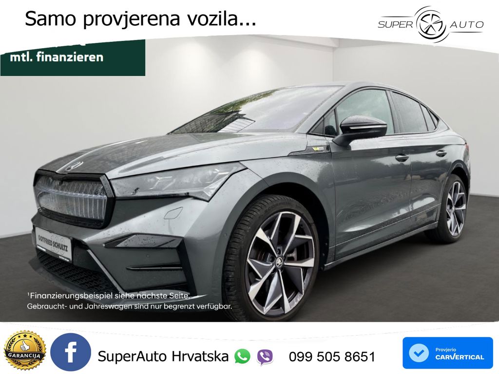 Škoda Enyaq iV RS 82 kWh (299 KS) AWD LED+GR SJED+ACC