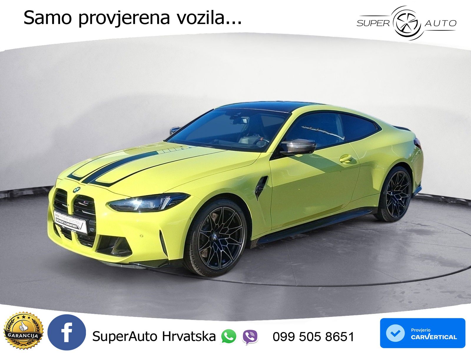 BMW M4 Competition 3.0 (510 KS) Steptronic LED+GR SJED+ACC
