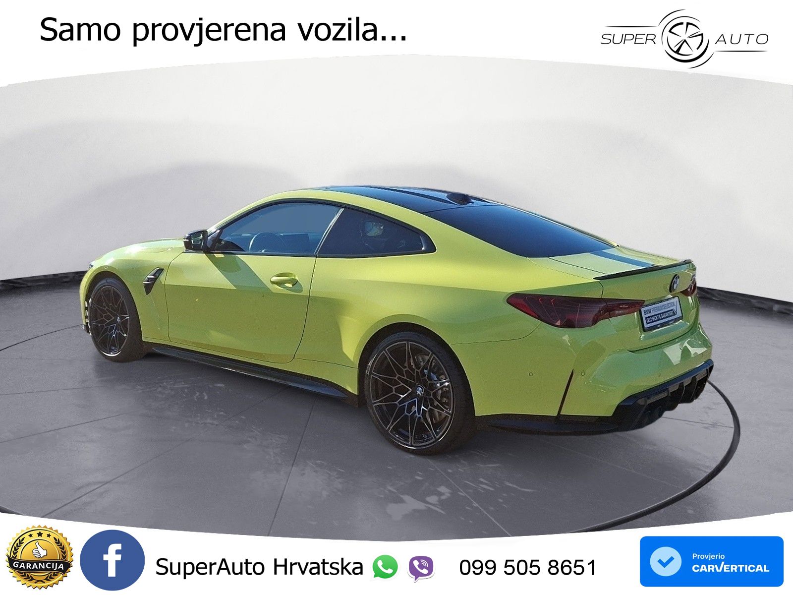 BMW M4 Competition 3.0 (510 KS) Steptronic LED+GR SJED+ACC