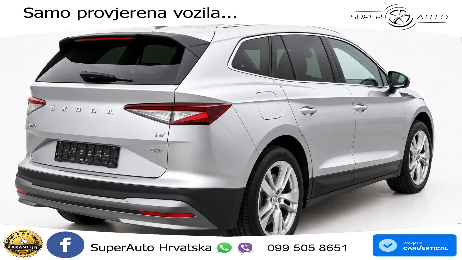 Škoda Enyaq iV 80x 82 kWh (265 KS) AWD