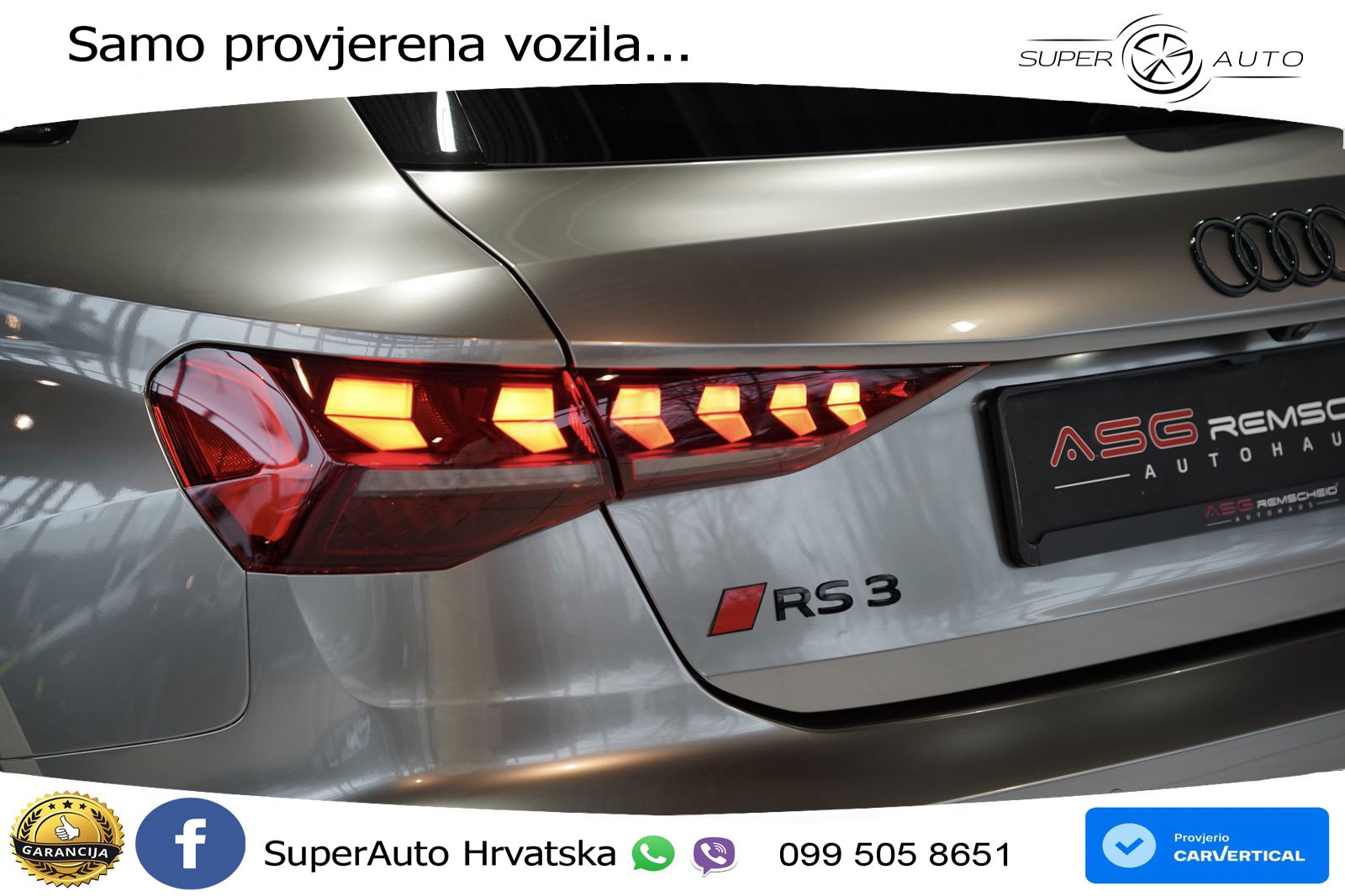Audi RS3 Sedan 2.5 TFSI (400 KS) quattro S tronic