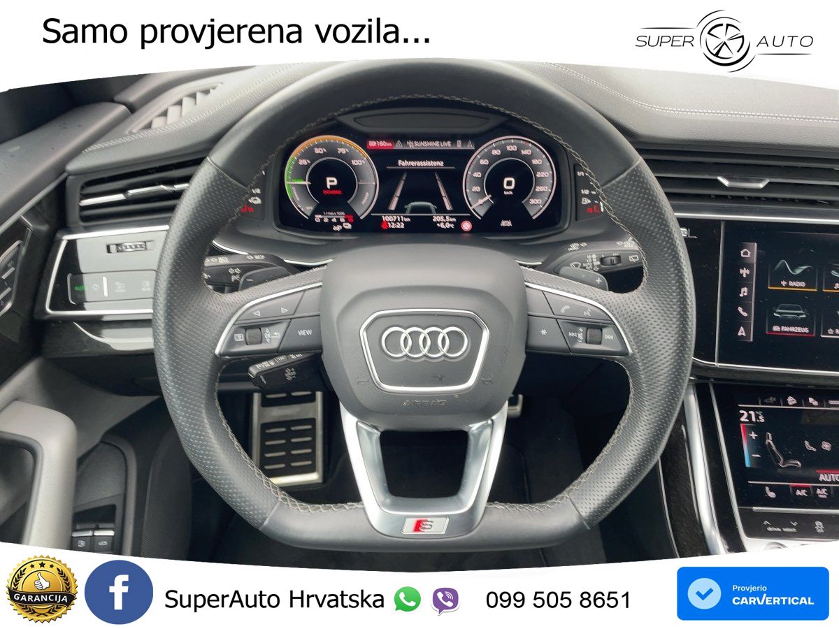 Audi Q8 55 TFSIe V6 (381 KS) quattro tiptronic S line