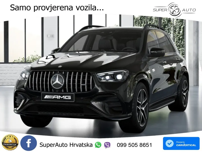 Mercedes AMG GLE 53 (435 KS) EQ Boost 4MATIC+ AMG SPEEDSHIFT TCT 9G LED+GR SJED+ACC