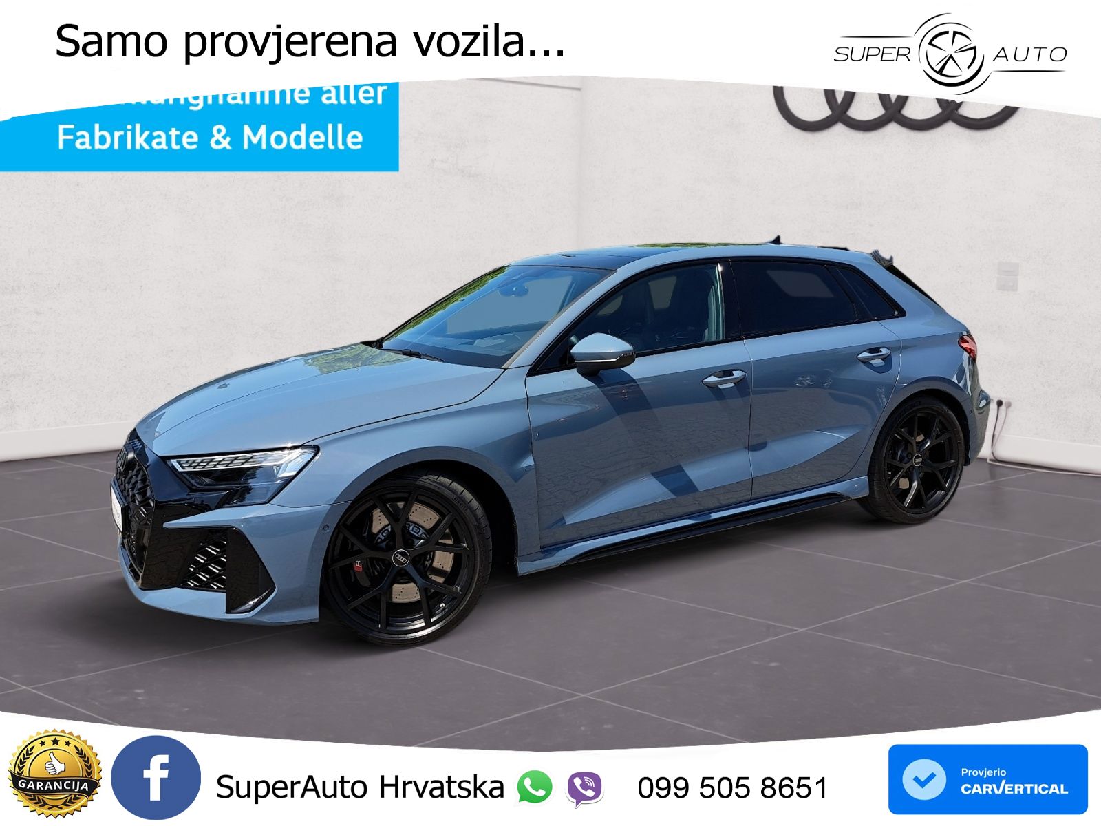 Audi RS3 Sedan 2.5 TFSI (400 KS) quattro S tronic LED+GR SJED+ACC