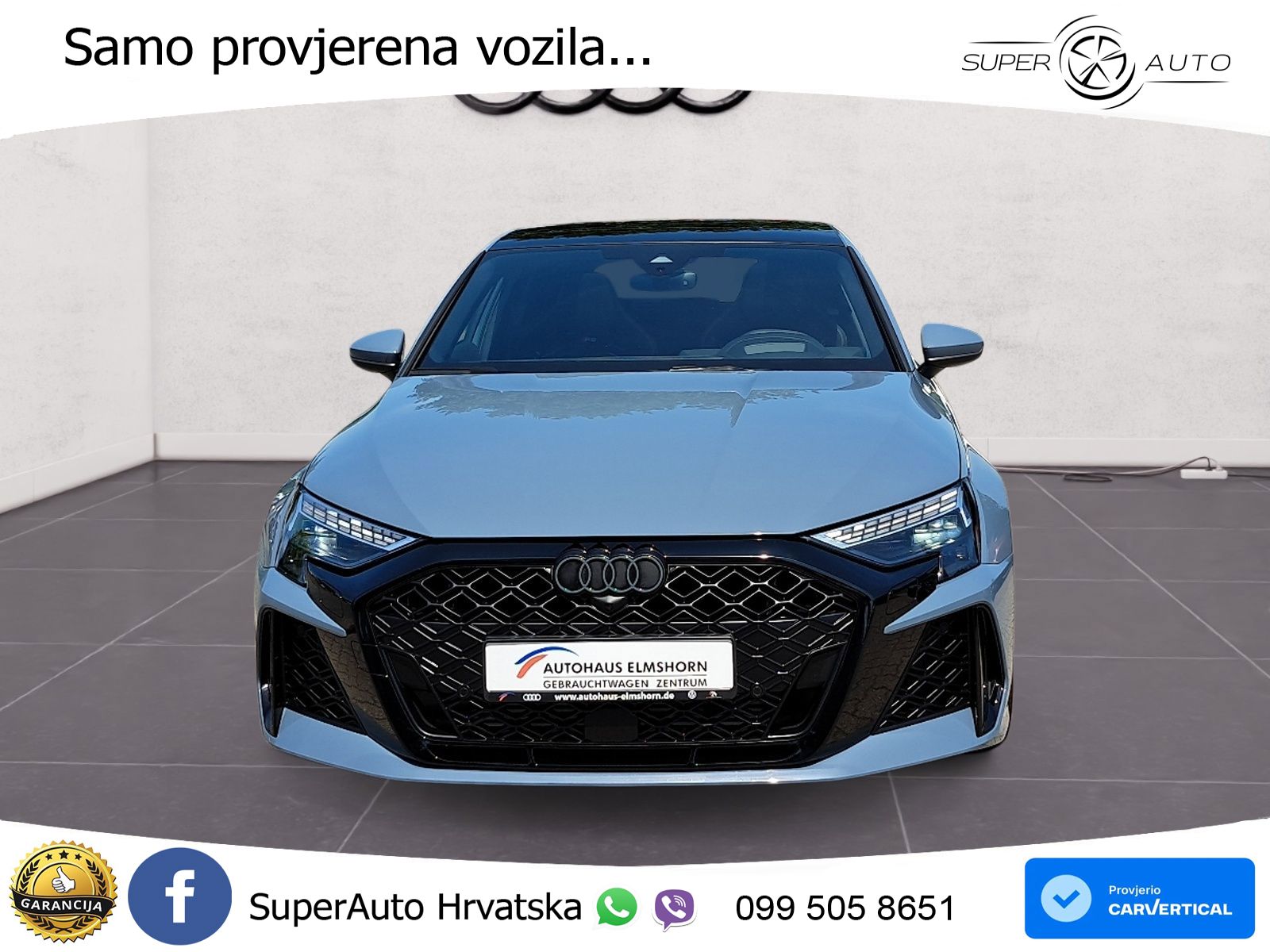Audi RS3 Sedan 2.5 TFSI (400 KS) quattro S tronic LED+GR SJED+ACC