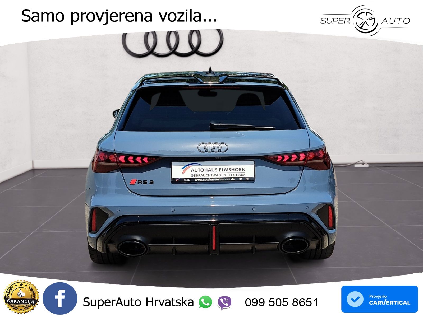 Audi RS3 Sedan 2.5 TFSI (400 KS) quattro S tronic LED+GR SJED+ACC