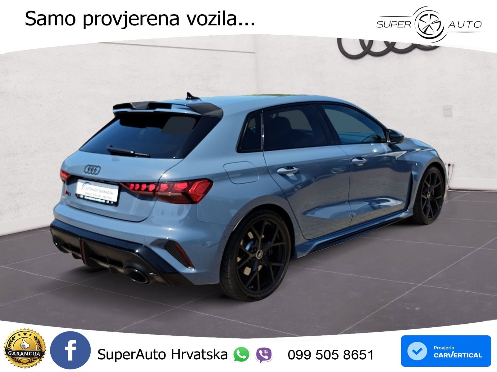 Audi RS3 Sedan 2.5 TFSI (400 KS) quattro S tronic LED+GR SJED+ACC