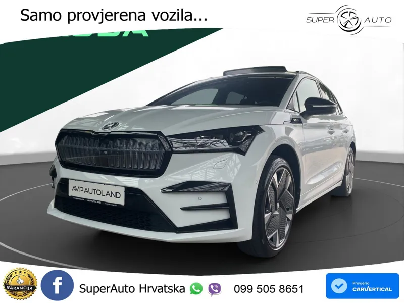 Škoda Enyaq iV RS 82 kWh (340 KS) AWD LED+GR SJED+ACC