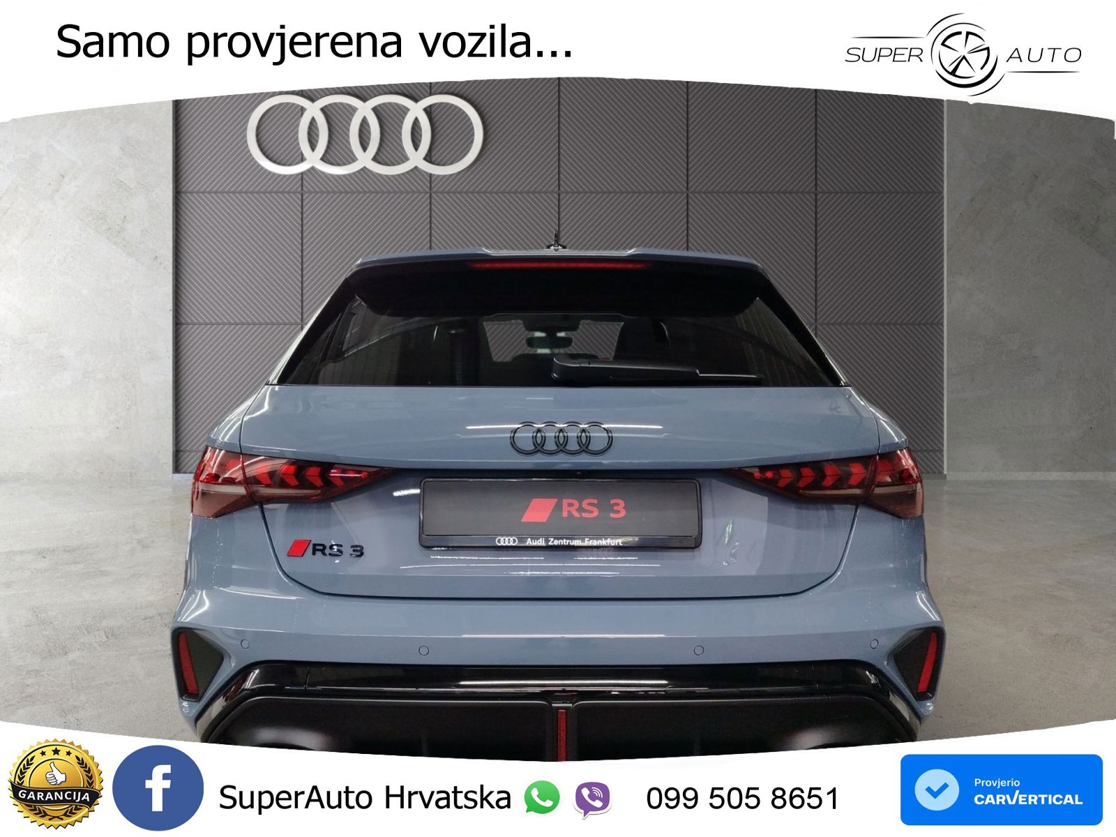 Audi RS3 Sedan 2.5 TFSI (400 KS) quattro S tronic LED+GR SJED+ACC