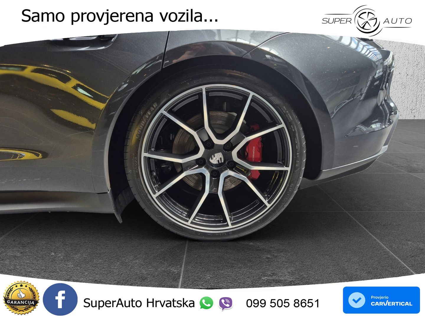 Porsche Taycan Sport Turismo 4S 105 kWh (598 KS)