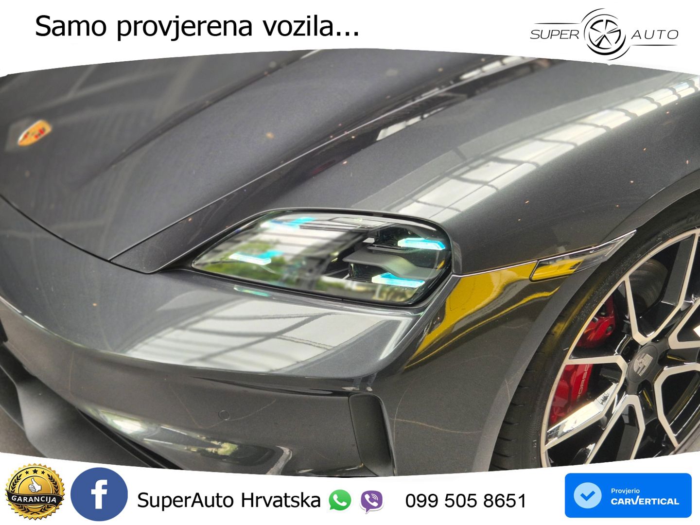 Porsche Taycan Sport Turismo 4S 105 kWh (598 KS)