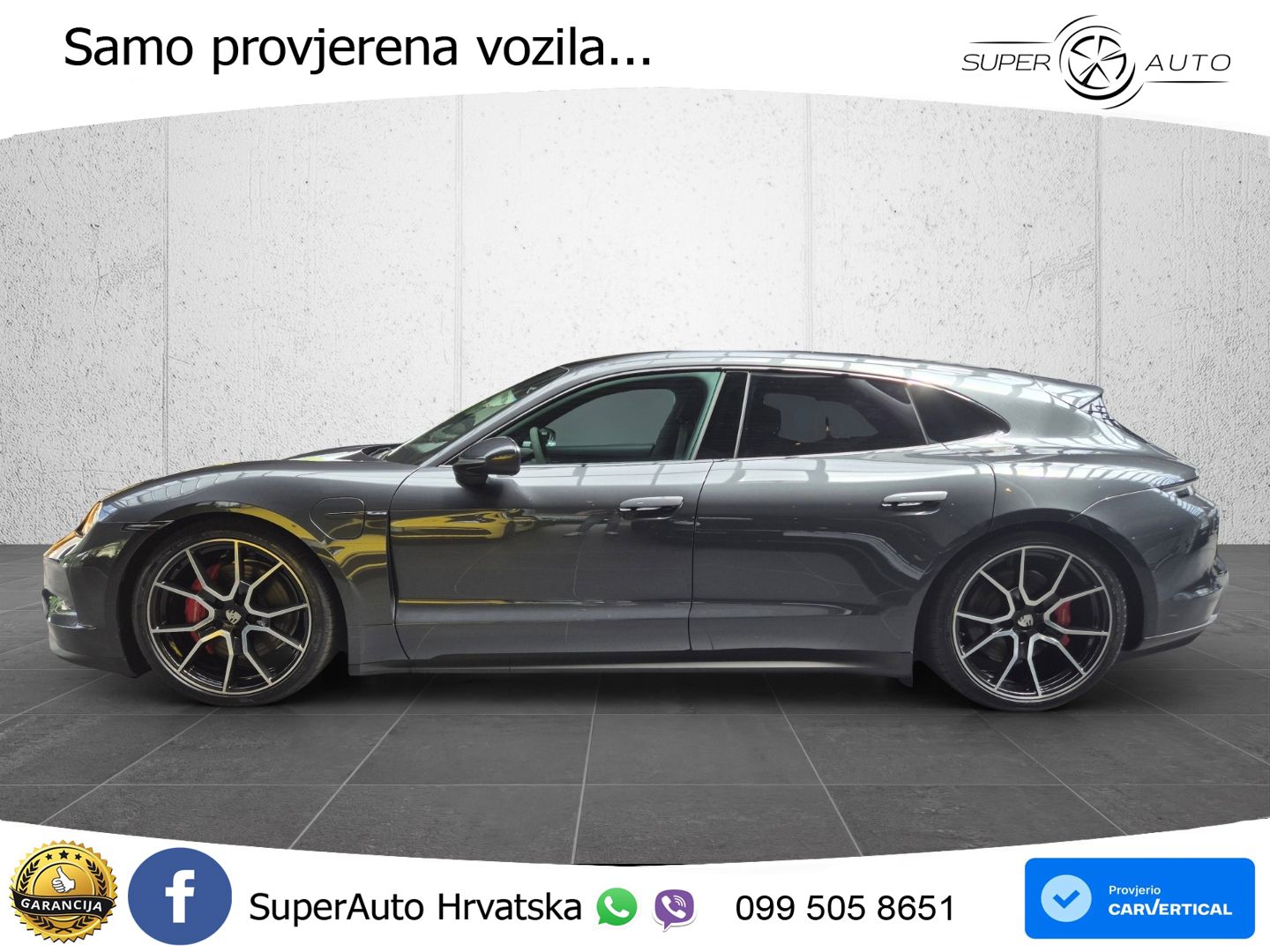Porsche Taycan Sport Turismo 4S 105 kWh (598 KS)