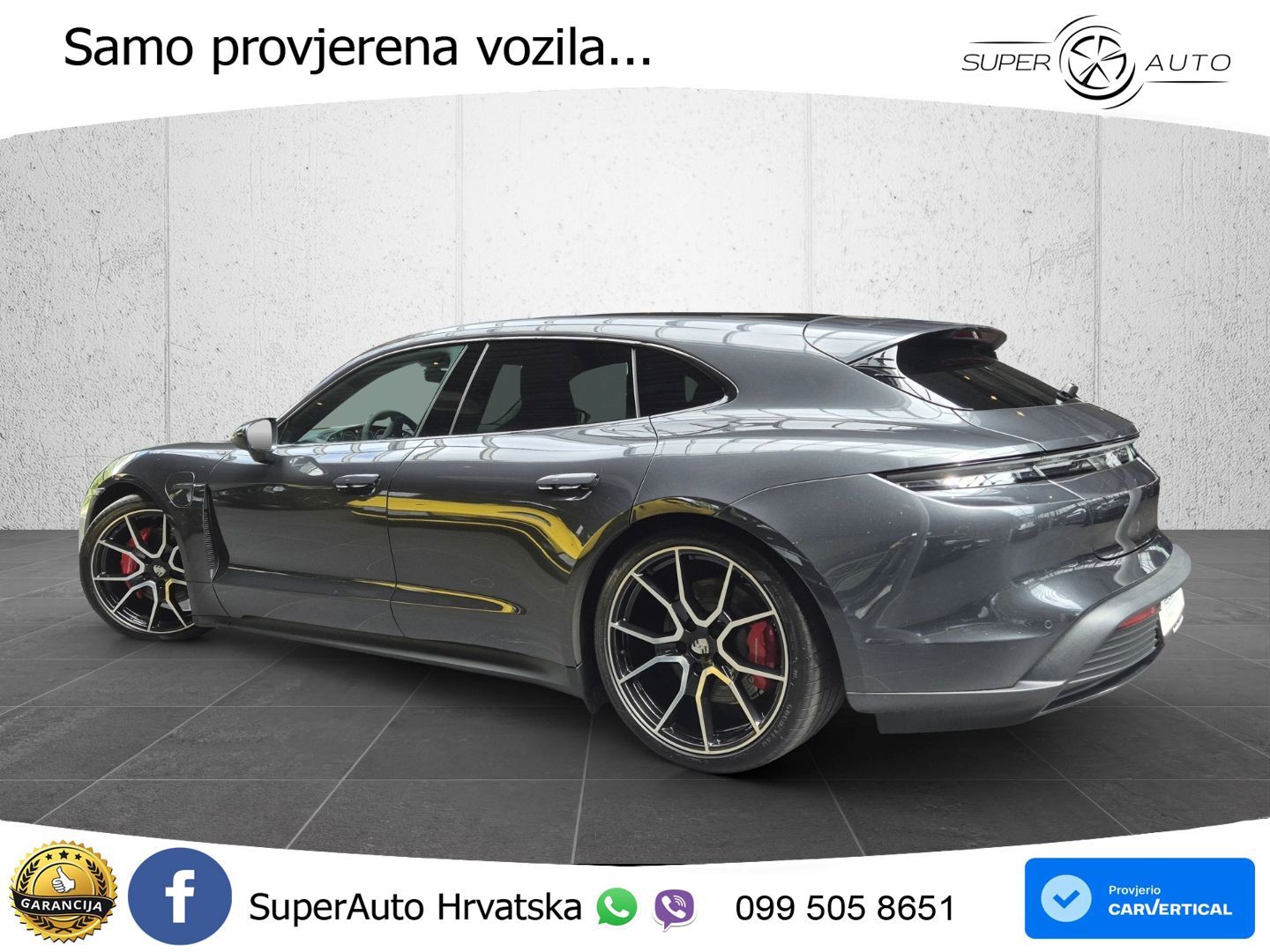 Porsche Taycan Sport Turismo 4S 105 kWh (598 KS)