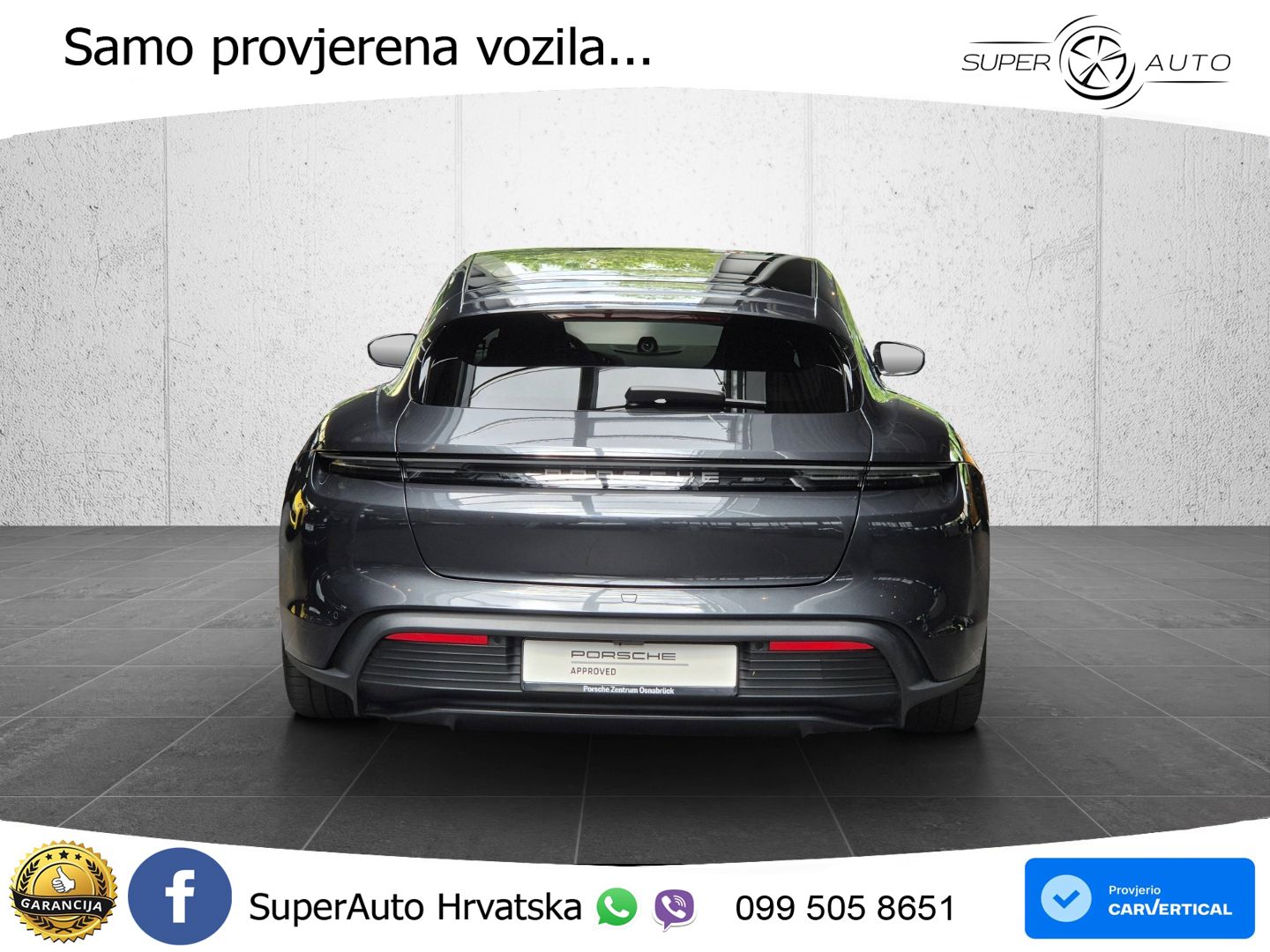 Porsche Taycan Sport Turismo 4S 105 kWh (598 KS)