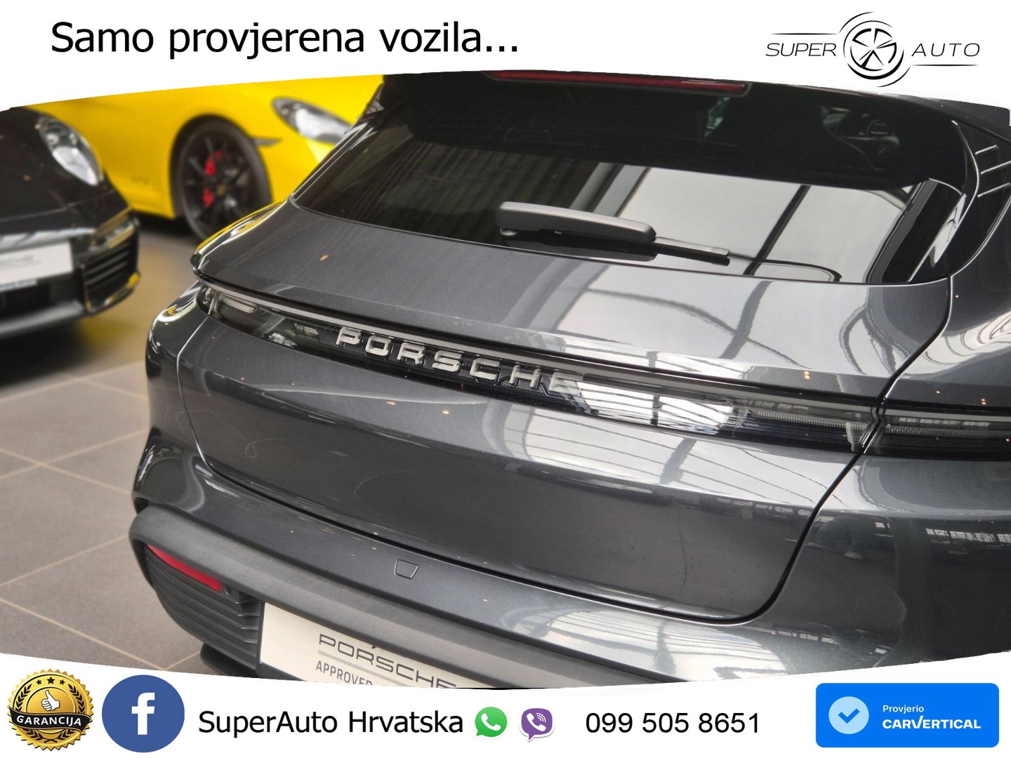 Porsche Taycan Sport Turismo 4S 105 kWh (598 KS)