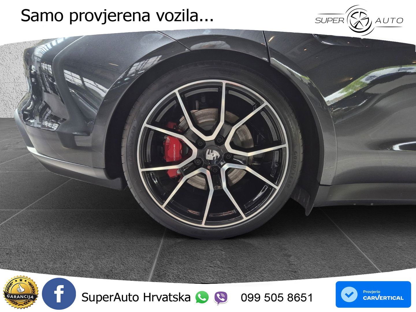 Porsche Taycan Sport Turismo 4S 105 kWh (598 KS)