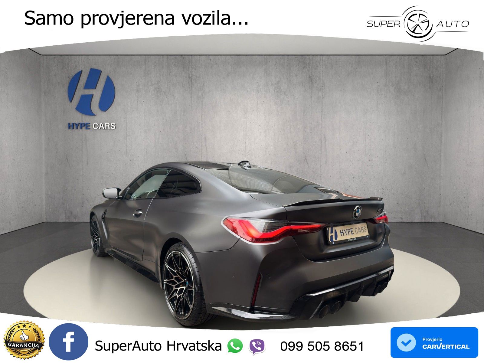 BMW M4 Competition 3.0 (510 KS) Steptronic LED+GR SJED+ACC