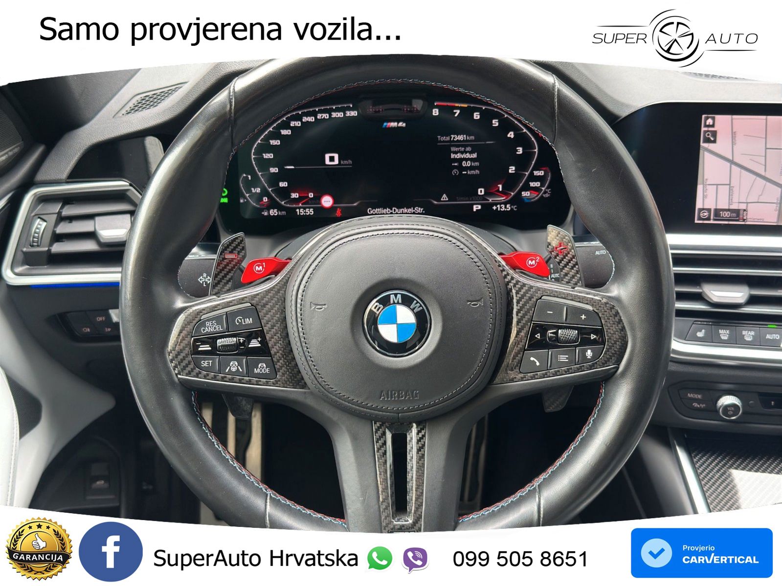 BMW M4 Competition 3.0 (510 KS) Steptronic LED+GR SJED+ACC