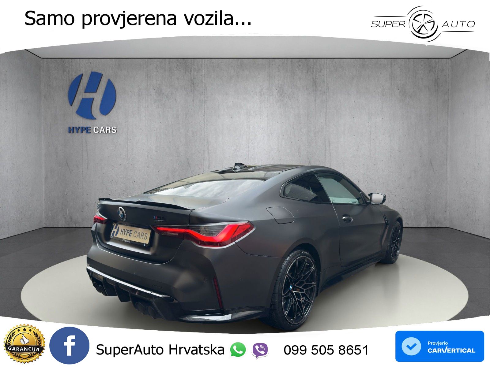 BMW M4 Competition 3.0 (510 KS) Steptronic LED+GR SJED+ACC