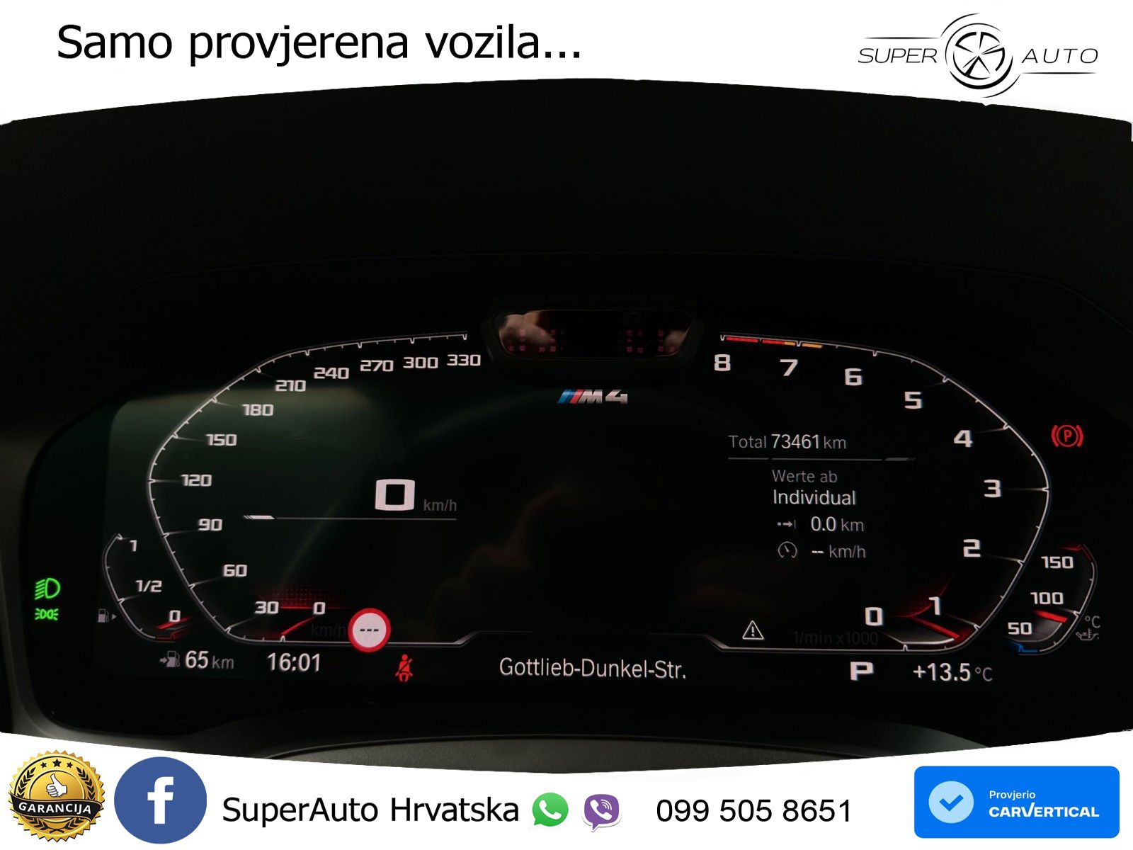 BMW M4 Competition 3.0 (510 KS) Steptronic LED+GR SJED+ACC