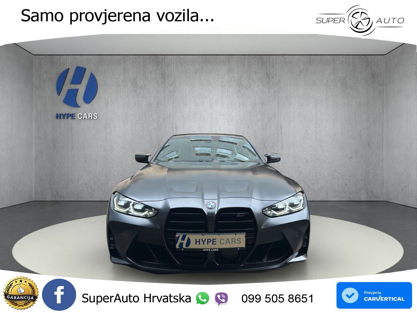 BMW M4 Competition 3.0 (510 KS) Steptronic LED+GR SJED+ACC