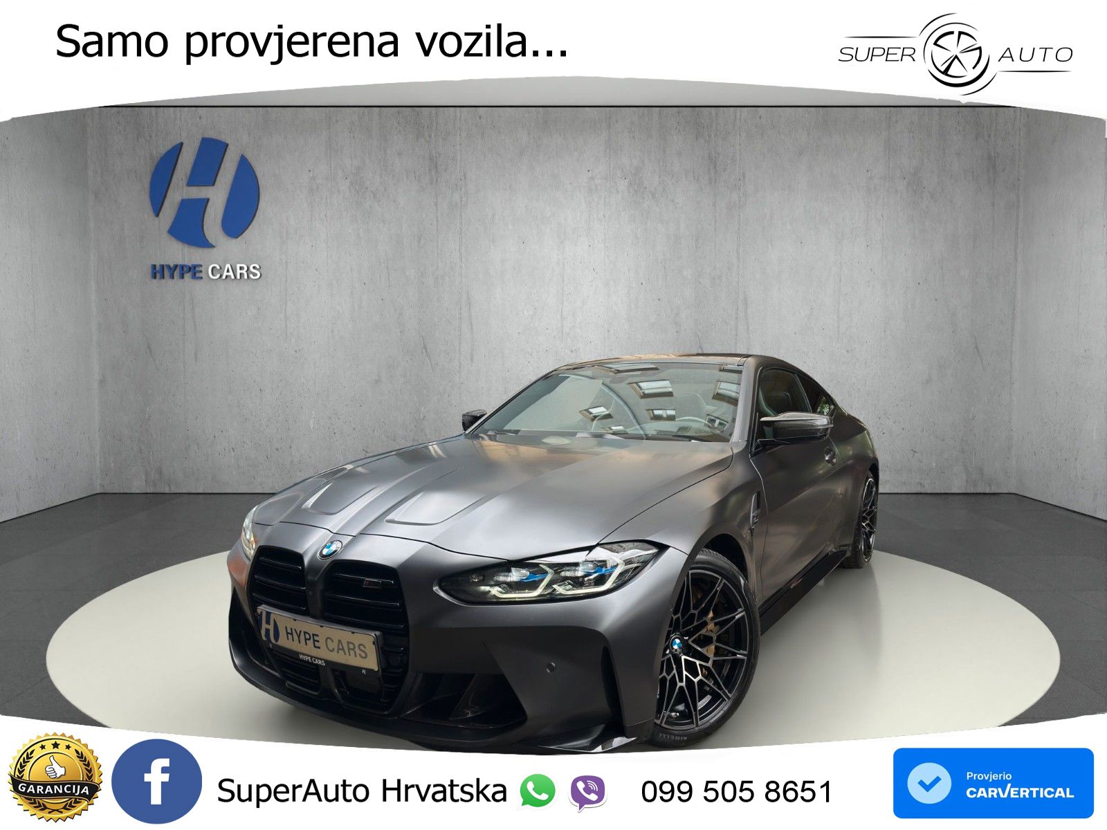 BMW M4 Competition 3.0 (510 KS) Steptronic LED+GR SJED+ACC