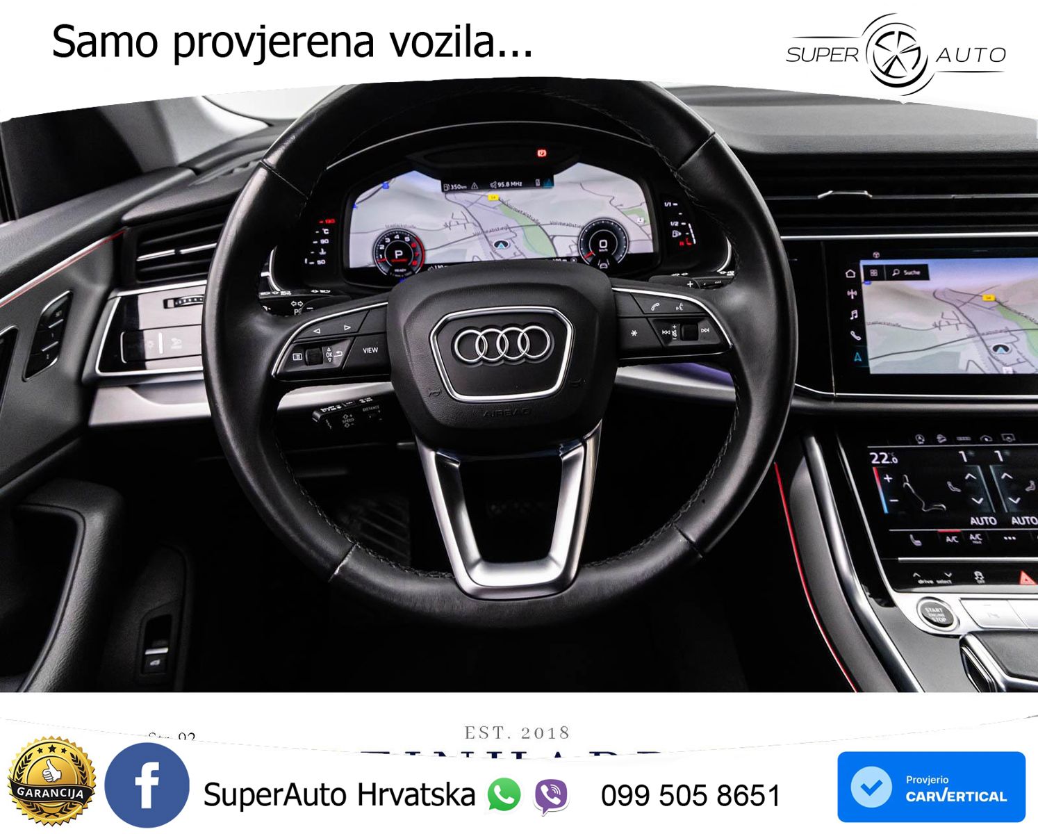 Audi Q8 55 TFSI V6 (340 KS) quattro Tiptronic LED+GR SJED+ACC