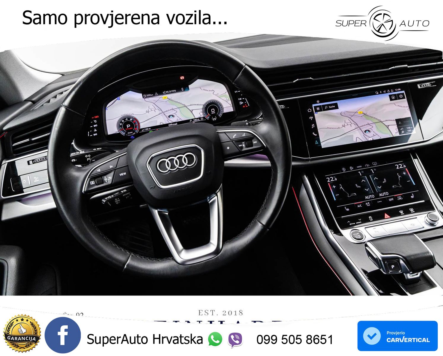 Audi Q8 55 TFSI V6 (340 KS) quattro Tiptronic LED+GR SJED+ACC