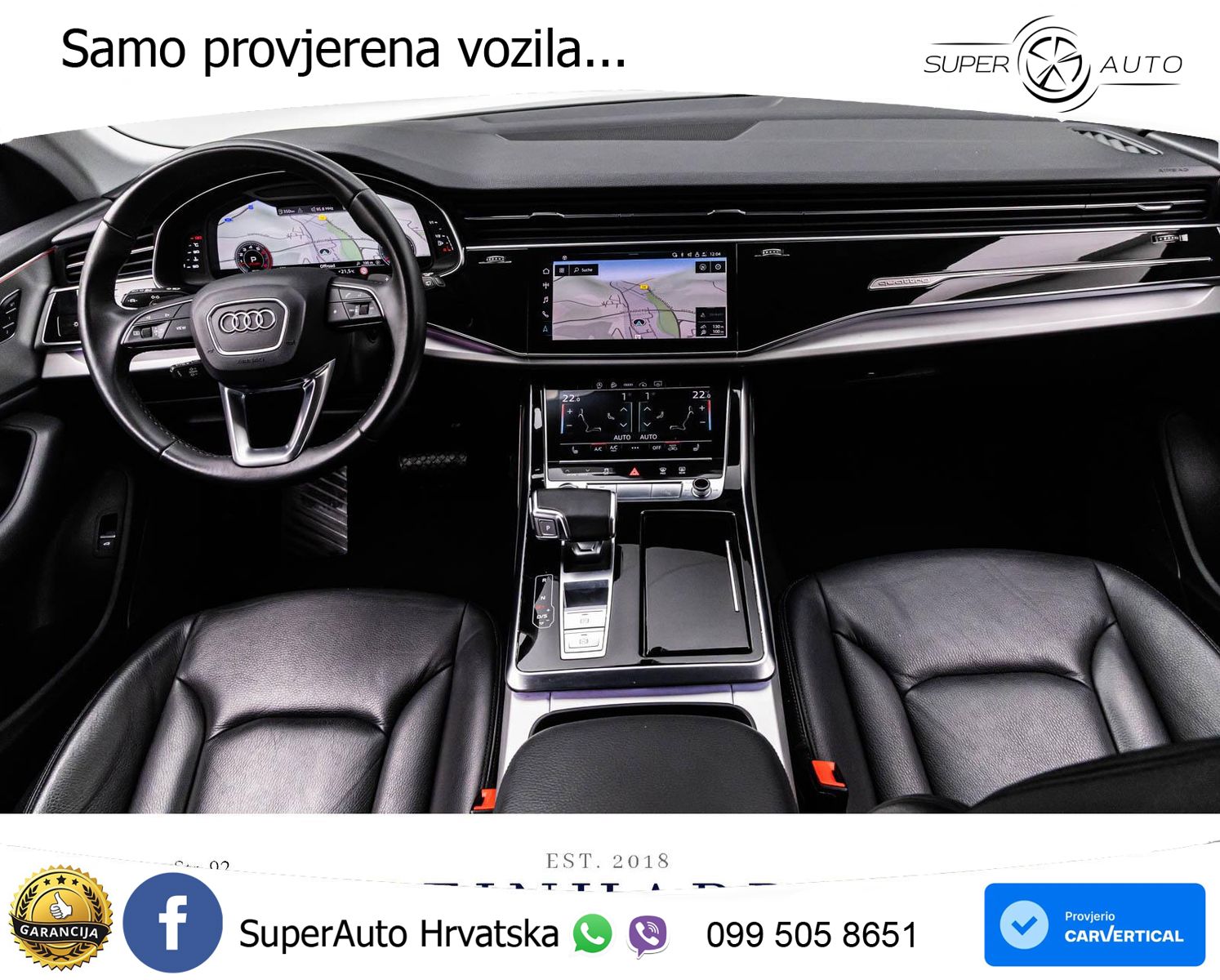 Audi Q8 55 TFSI V6 (340 KS) quattro Tiptronic LED+GR SJED+ACC