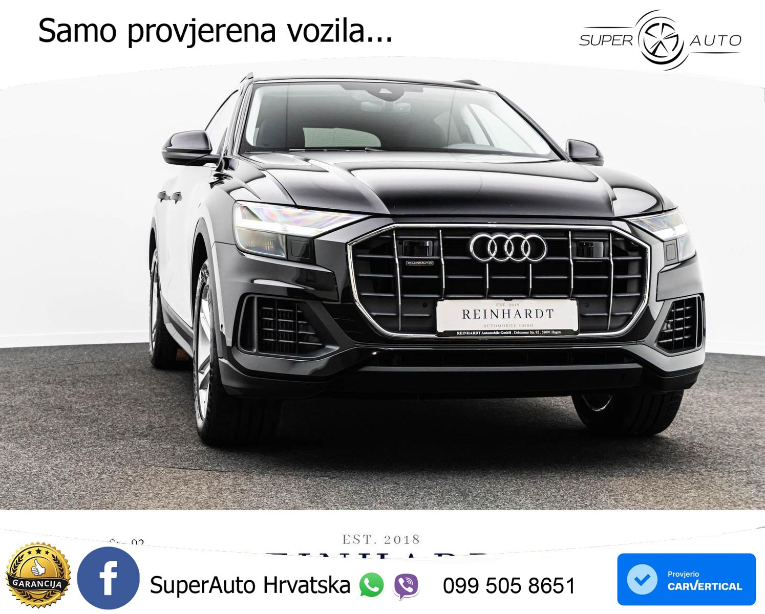 Audi Q8 55 TFSI V6 (340 KS) quattro Tiptronic LED+GR SJED+ACC