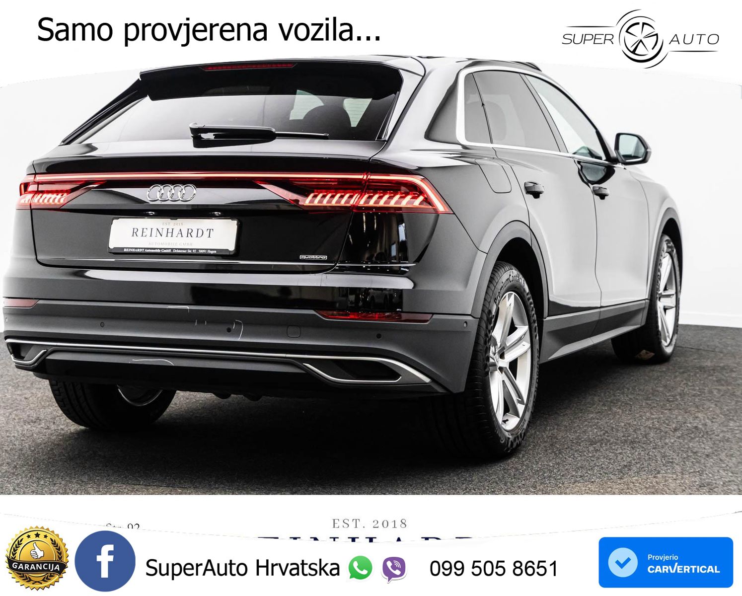 Audi Q8 55 TFSI V6 (340 KS) quattro Tiptronic LED+GR SJED+ACC