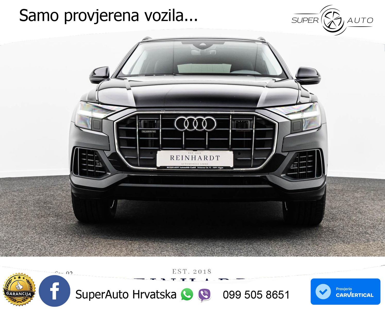 Audi Q8 55 TFSI V6 (340 KS) quattro Tiptronic LED+GR SJED+ACC