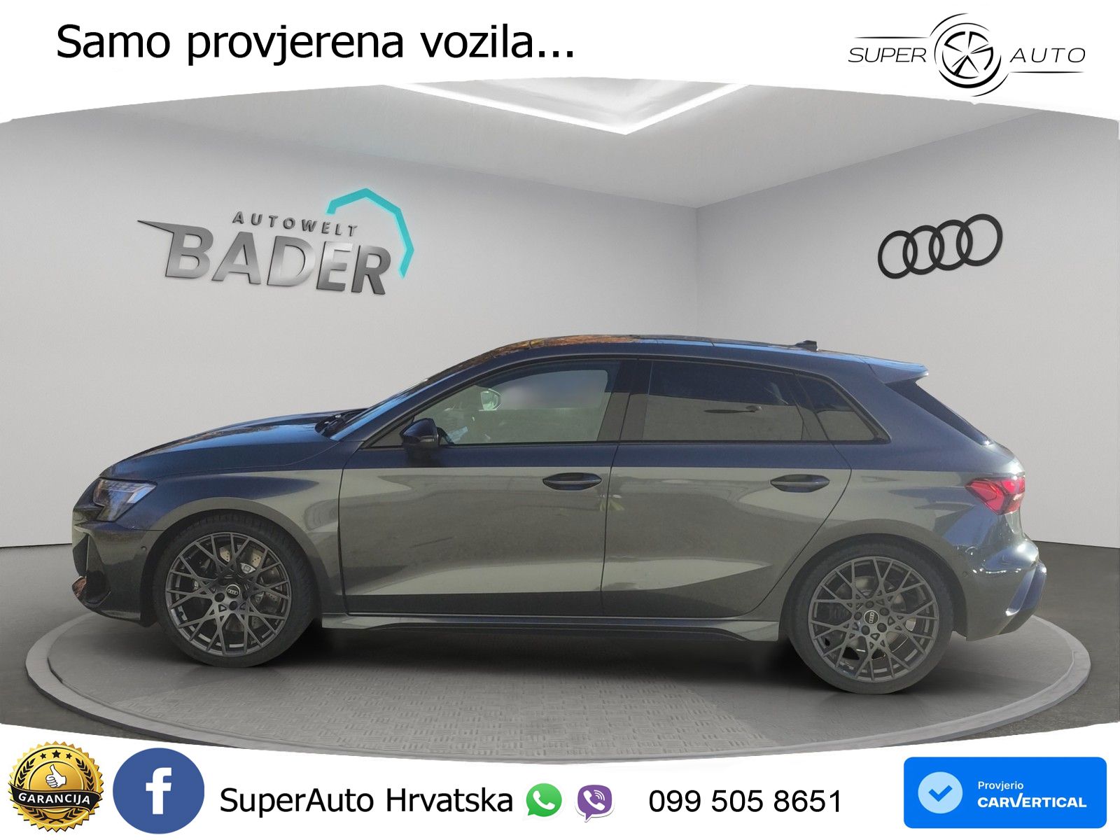 Audi RS3 Sedan 2.5 TFSI (400 KS) quattro S tronic LED+GR SJED+ACC