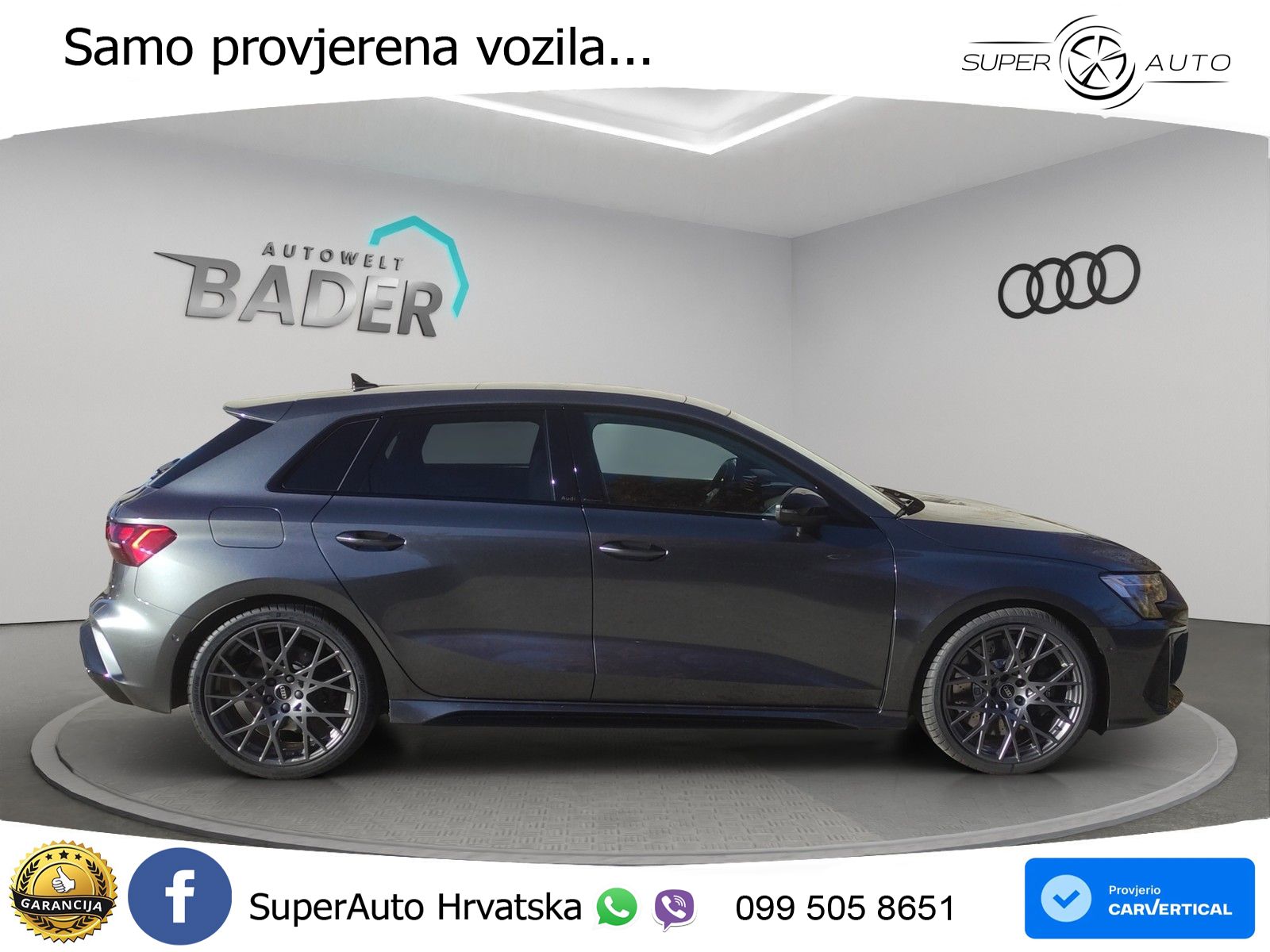 Audi RS3 Sedan 2.5 TFSI (400 KS) quattro S tronic LED+GR SJED+ACC
