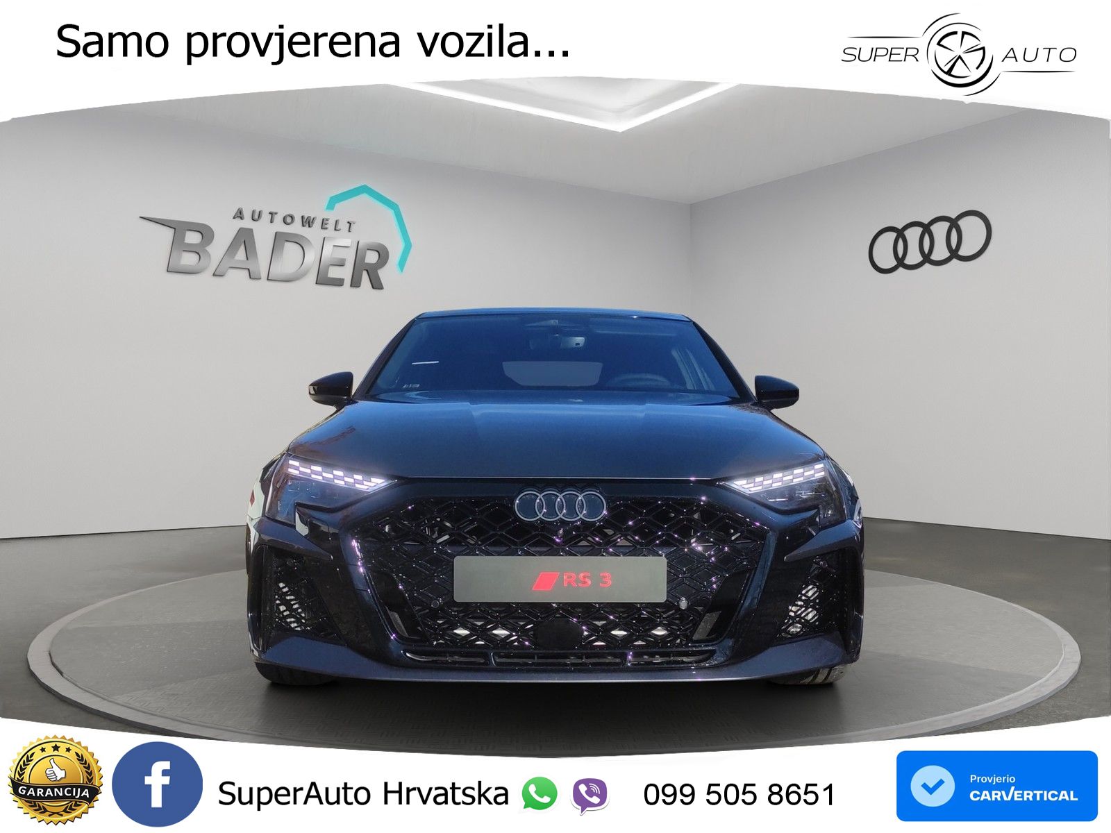 Audi RS3 Sedan 2.5 TFSI (400 KS) quattro S tronic LED+GR SJED+ACC