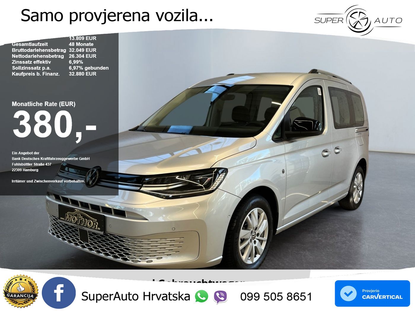 VW Caddy 116 KS